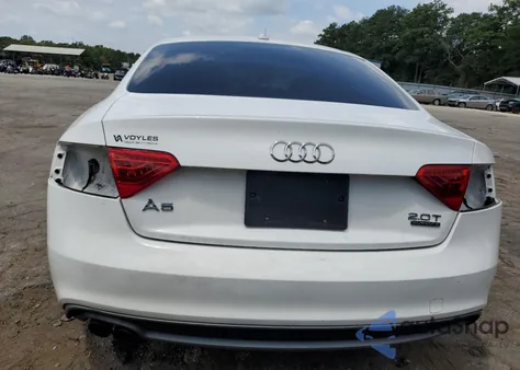 2016 Audi A5 Premium Plus S-Line z USA, uszkodzony, nr VIN WAUD2AFRXGA016229